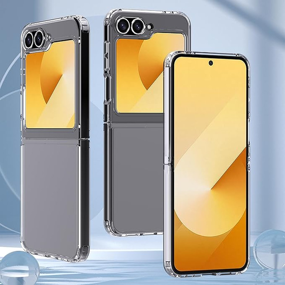 Θήκη για Samsung Galaxy Z Flip7 FE / Z Flip6, Fusion Hybrid, διαφανής