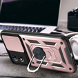 Θήκη για Motorola Moto E13, CamShield Slide, ροζ rose gold