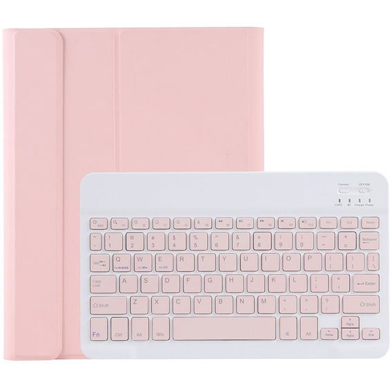 Θήκη + πληκτρολόγιο Lenovo Tab P11 J606F / P11 5G J607Z, ροζ rose gold
