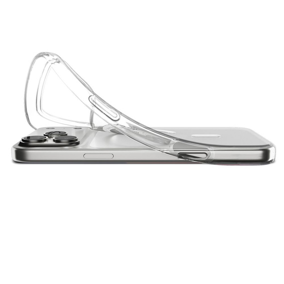 Θήκη Spigen για iPhone 17 Pro, Liquid Crystal MagSafe, Διαφανές/λευκό
