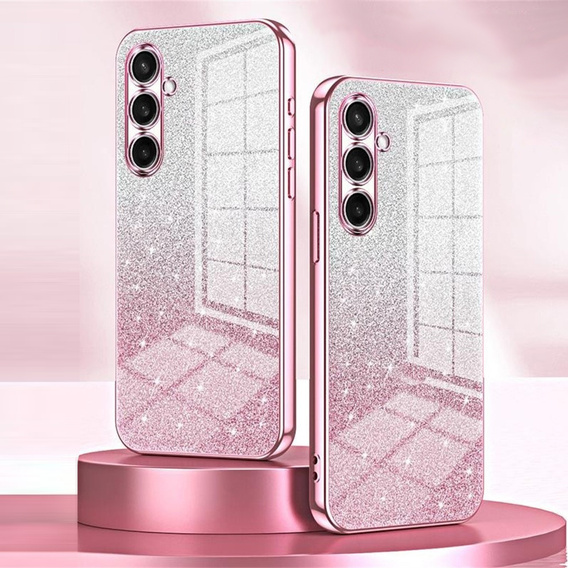 Θήκη Glitter Case CamShield για Samsung Galaxy A57 5G, ροζ