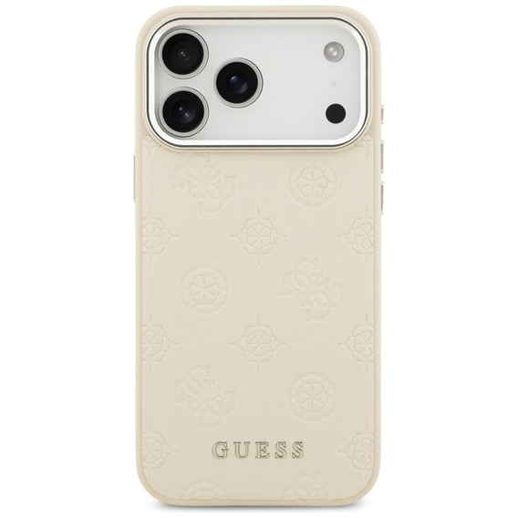 GUESS Peony Hot Stamp Script MagSafe θήκη για iPhone 17 Pro Max