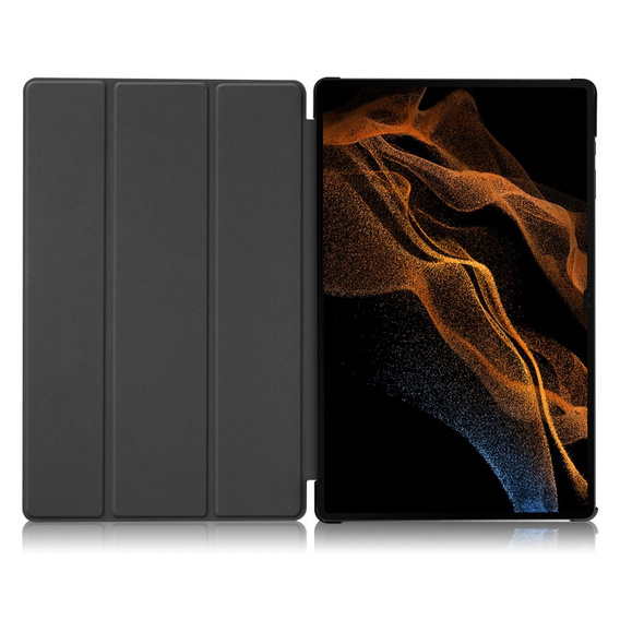Θήκη για Samsung Galaxy Tab S9 Ultra, Smartcase, μαύρη
