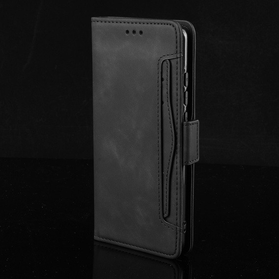 Θήκη με πτερύγιο για Samsung Galaxy S25 FE, Card Slot, μαύρη