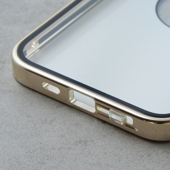 Μαγνητική θήκη MagSafe Dual Glass για iPhone 11, χρυσή