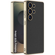 Θήκη για Samsung Galaxy S25 Ultra, GKK Leather, μαύρη