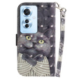 Θήκη με πτερύγιο για Oppo Reno 11F 5G, Wallet, cat