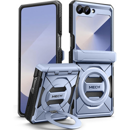Θήκη Tongate MECH με MagSafe για Samsung Galaxy Z Flip7 FE / Z Flip6, μπλε