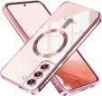 Θήκη για Samsung Galaxy S22, Electro MagSafe, ροζ rose gold + Γυαλί για την οθόνη