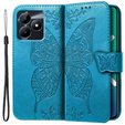 Θήκη με πτερύγιο για Realme C51, Butterfly, μπλε