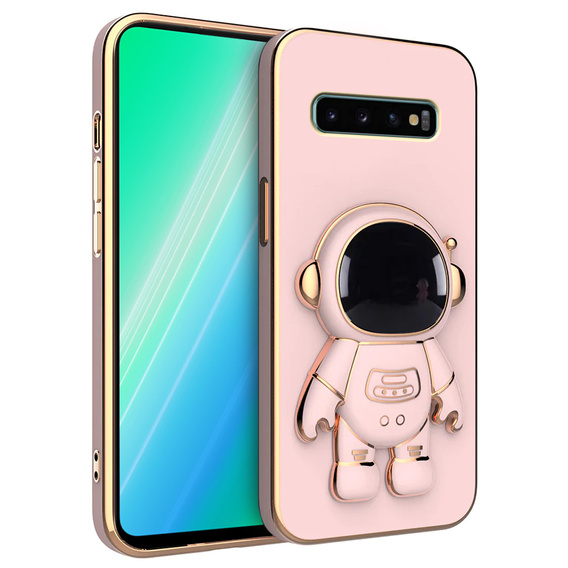 Θήκη για Samsung Galaxy S10, Astronaut, ροζ rose gold