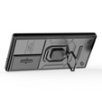 Θήκη για Samsung Galaxy S24 Ultra, KickStand Camera Lens, μαύρη