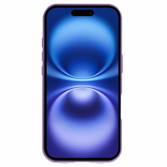 θήκη για το iPhone 16, Magnetic Dual Glass, μωβ