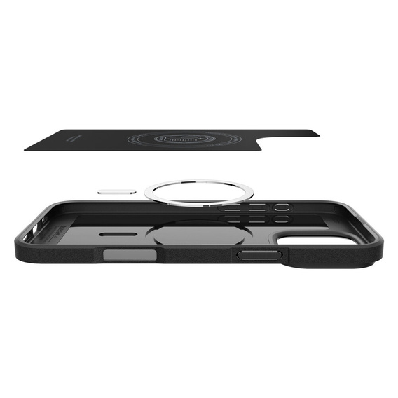 θήκη Spigen για iPhone 16 Pro, Core Armor MagSafe, μαύρη + μετριασμένο γυαλί 9H