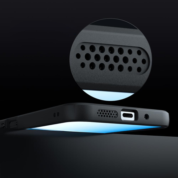 Ματ θήκη για Xiaomi Redmi 15 5G / 4G, για MagSafe, ημιδιαφανές μαύρο