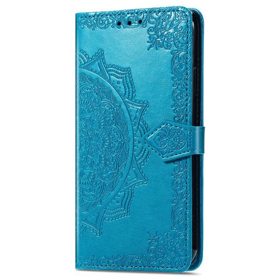 Θήκη με πτερύγιο για Xiaomi 14T, Mandala, μπλε