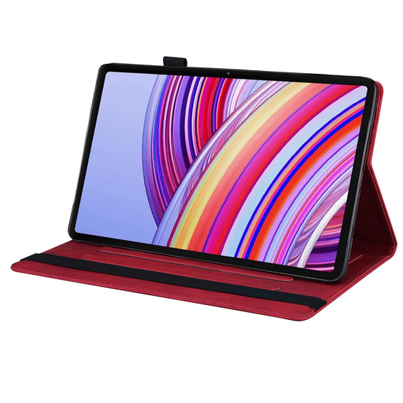 θήκη για Xiaomi Redmi Pad Pro / Xiaomi Poco Pad, Classic, με υποδοχή γραφίδας, κόκκινη