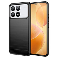 Θήκη για Xiaomi Poco F6 Pro, Carbon, μαύρη