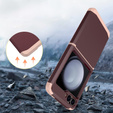 Θωρακισμένη θήκη για Samsung Galaxy Z Flip7 FE / Z Flip6, Armor Shockproof, μπορντό