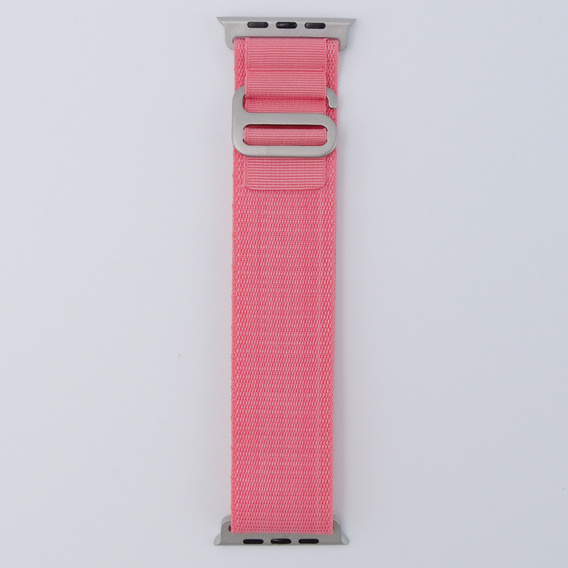 Λουράκι νάιλον για Apple Watch 1/2/3/4/5/6/7/8/SE/ULTRA 42/44/45/49mm, ροζ