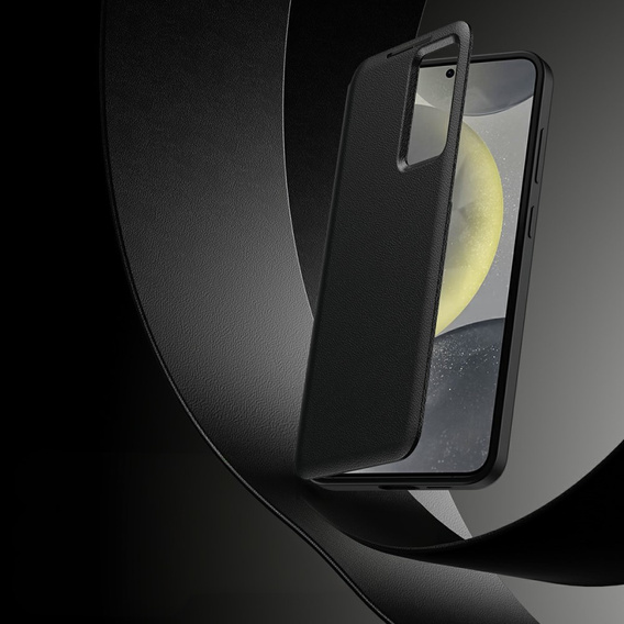 Αναδιπλούμενη θήκη για Samsung Galaxy A56 5G, Smart View Wallet, μαύρη