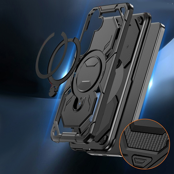 Μαγνητική θήκη με βάση για Samsung Galaxy A57 5G, μαύρη