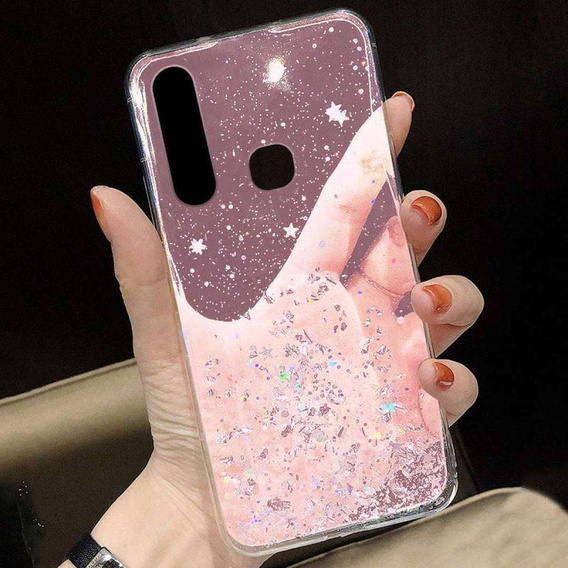 Θήκη για Samsung Galaxy A40, Glittery, ροζ