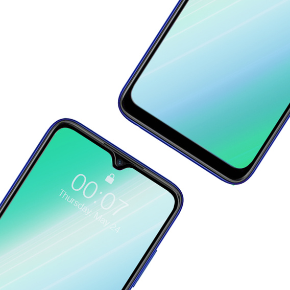 2x Μετριασμένο γυαλί για Xiaomi Redmi Note 8T, ERBORD 3D πλήρης οθόνη