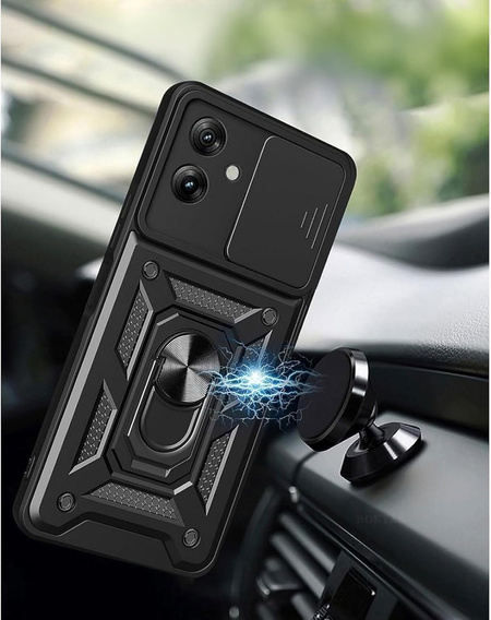 Θήκη για Realme Note 50, CamShield Slide, μαύρη