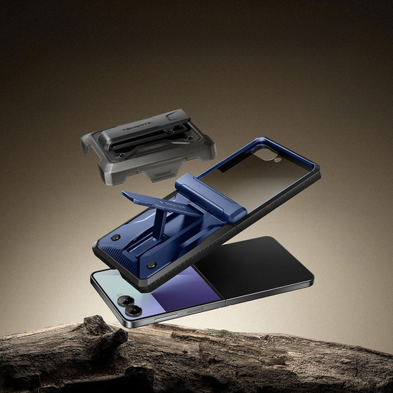 Θήκη Tongate MECH με MagSafe για Samsung Galaxy Z Flip7 FE / Z Flip6, πράσινο