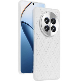 Θήκη για Realme 12 Pro 5G / 12 Pro+ 5G, Rhombus, λευκή
