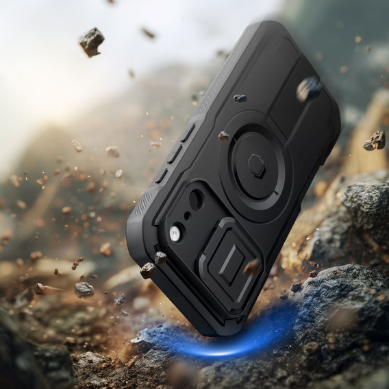 Tech-Protect θήκη για iPhone 17 Pro Max, Kevlar MagSafe+, μαύρο