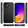Θήκη για iPhone 11, Sliding Card Holder, μαύρη