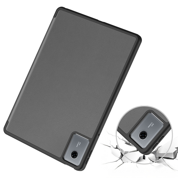 Θήκη για Lenovo Idea Tab 11" 2025 TB336FU TB336ZU, βάση, Smartcase με υποδοχή γραφίδας, γκρι