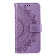 Θήκη με πτερύγιο για Realme 12 Pro 5G / 12 Pro+ 5G, Mandala, μωβ