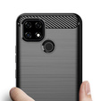 Θήκη για Realme C21Y / C25Y, Carbon, μαύρη