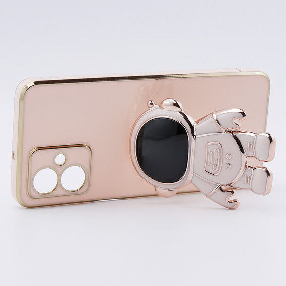 Θήκη για Motorola Moto G54 5G, Astronaut, ροζ rose gold