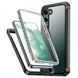 Θήκη για Samsung Galaxy S22, Shockproof, με μεμβράνη, μαύρη