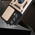 Θήκη για Motorola Edge 20 Pro, CamShield Slide, χρυσός
