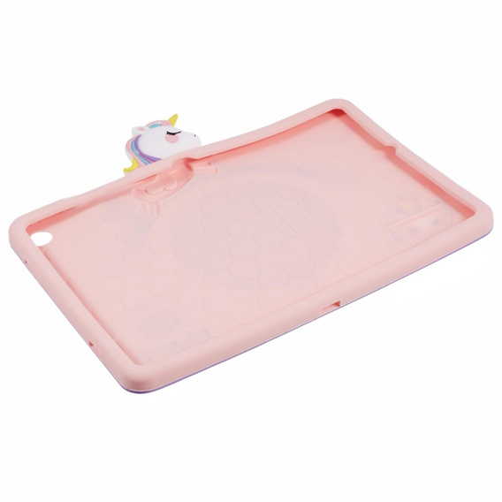 Παιδική θήκη για Samsung Galaxy Tab A9+, Cute Patterns, με βάση, ροζ