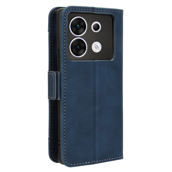 Θήκη με πτερύγιο για Infinix Zero 30 5G, Card Slot, σκούρο μπλε