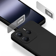 Θήκη για Xiaomi Redmi Note 14 4G, Silicone Lite, μαύρη