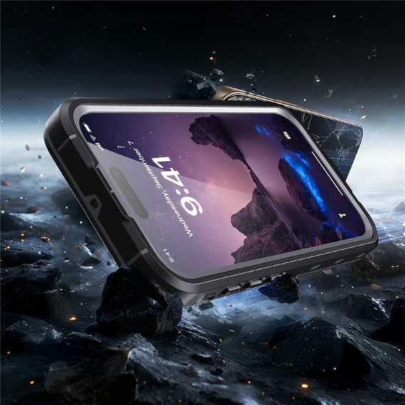 Θήκη για iPhone 17, Αδιάβροχη IP68, SHELLBOX MagSafe, μαύρο