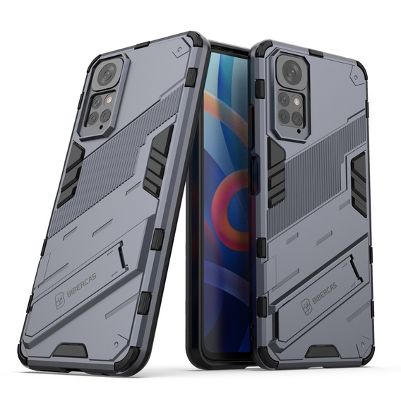 Θήκη για Xiaomi Redmi Note 11/11S, Military kickstand, μπλε