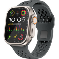 Λουράκι σιλικόνης για Apple Watch 1/2/3/4/5/6/7/8/SE/ULTRA 42/44/45/49MM, Γκρι