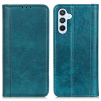 Θήκη για Samsung Galaxy A36 5G, Wallet Litchi Leather, πράσινη