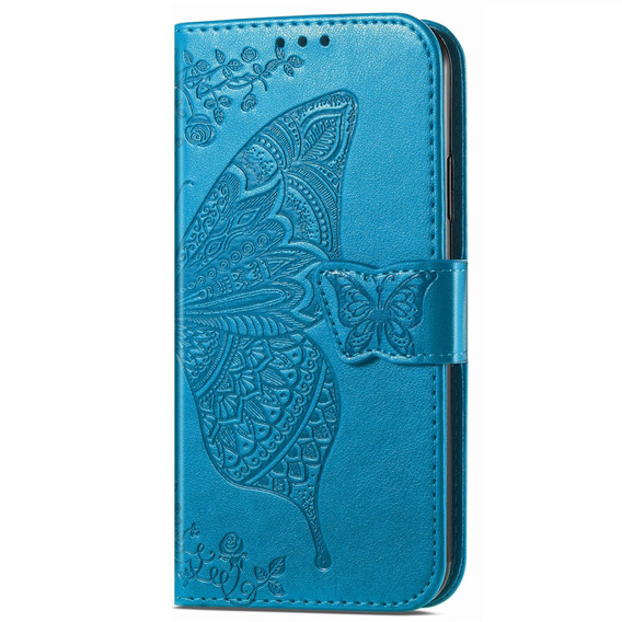 Θήκη με πτερύγιο για Xiaomi 13, Butterfly, μπλε