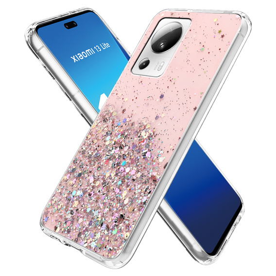 Θήκη για Xiaomi 13 Lite, Glittery, ροζ