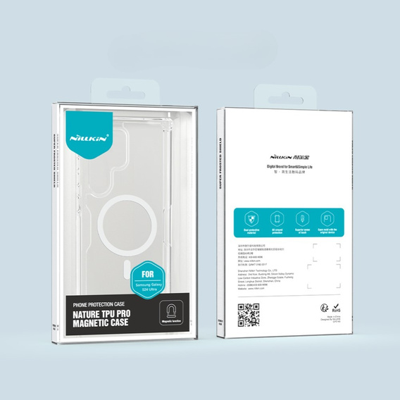 θήκη NILLKIN για το Samsung Galaxy S24 Ultra, Nature TPU, για Magsafe, διαφανής