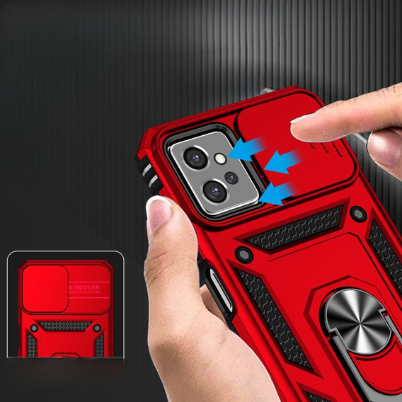 Θήκη για Motorola Moto G32, CamShield Slide, κόκκινο